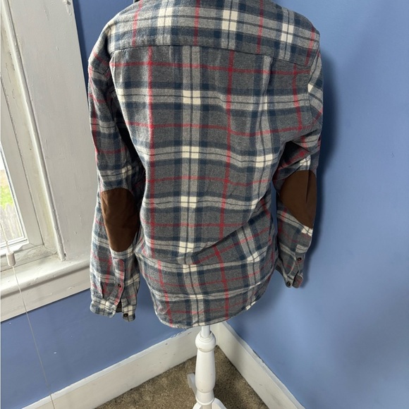 J. Crew Blue and Red Button Down Shirt for Casual Comfort - Picture 3 of 4
